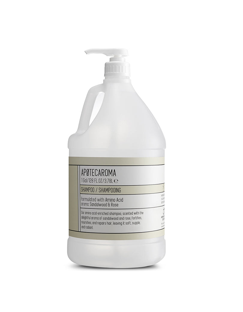 APOTECAROMA 4 Pack Shampoo Refill - 1 Gallon Pump Dispensers for Salons & Spas | Bulk Hair Care Refill Solution for Professional & Home Use