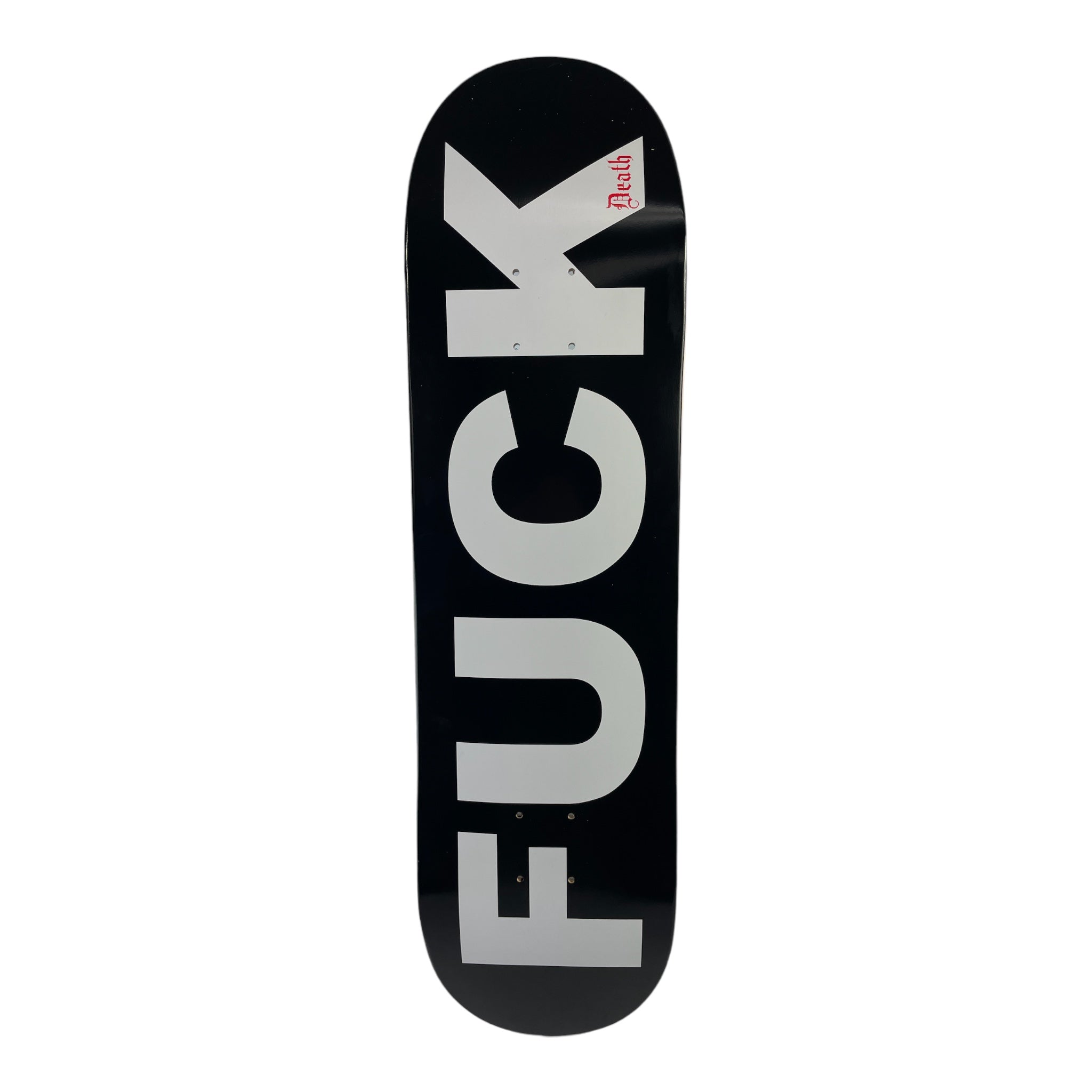 FUCK Skateboard Deck by Death Skateboards - Choose Your Size | Durable & Stylish for Street & Park Skating