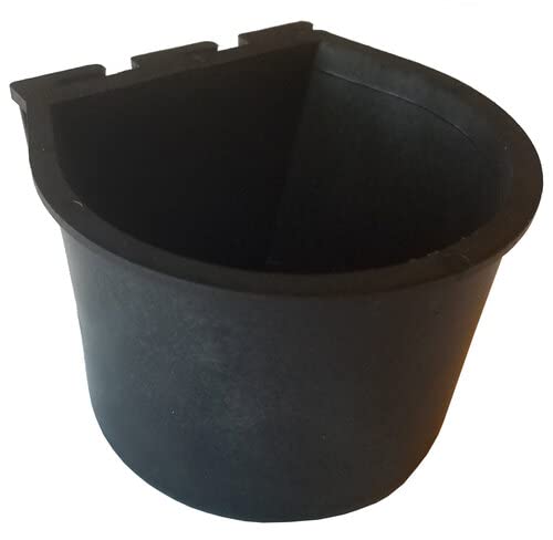 Pinnon Hatch Farms 360-Pack Black Hanging Feed and Water Cage Cups - 8 fl oz Capacity for Birds, Chickens, and Small Pets - Ideal for Coops, Aviaries, and Pet Cages
