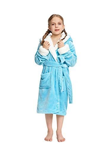 Soft & Cozy Princess Unicorn Bathrobe for Kids - Fast Priority Shipping - Perfect for Birthday Gifts, Spa Days & Bedtime Comfort
