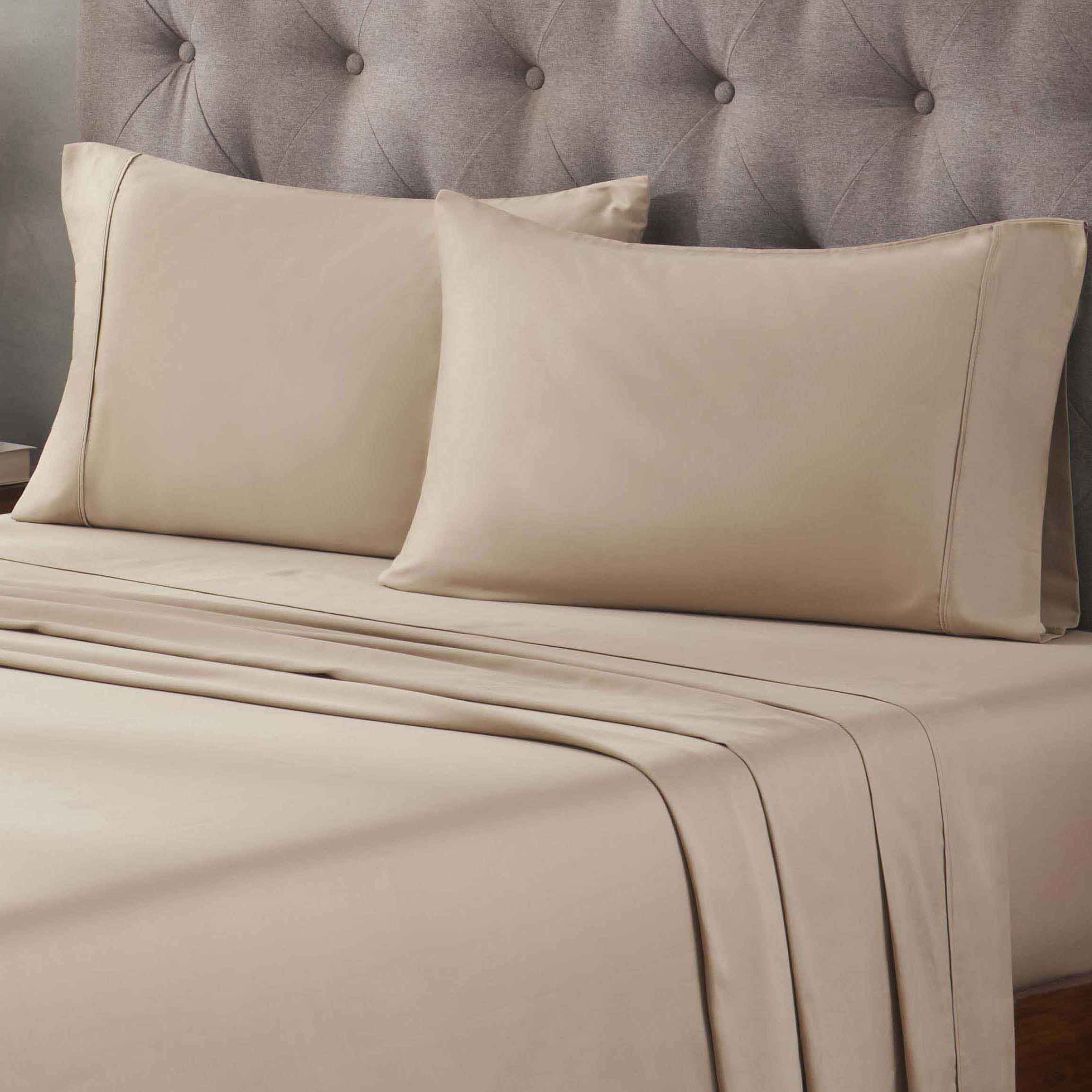 Premium 400 Thread Count Egyptian Cotton Bed Sheet Set - Soft, Breathable & Durable for Luxury Bedroom Comfort