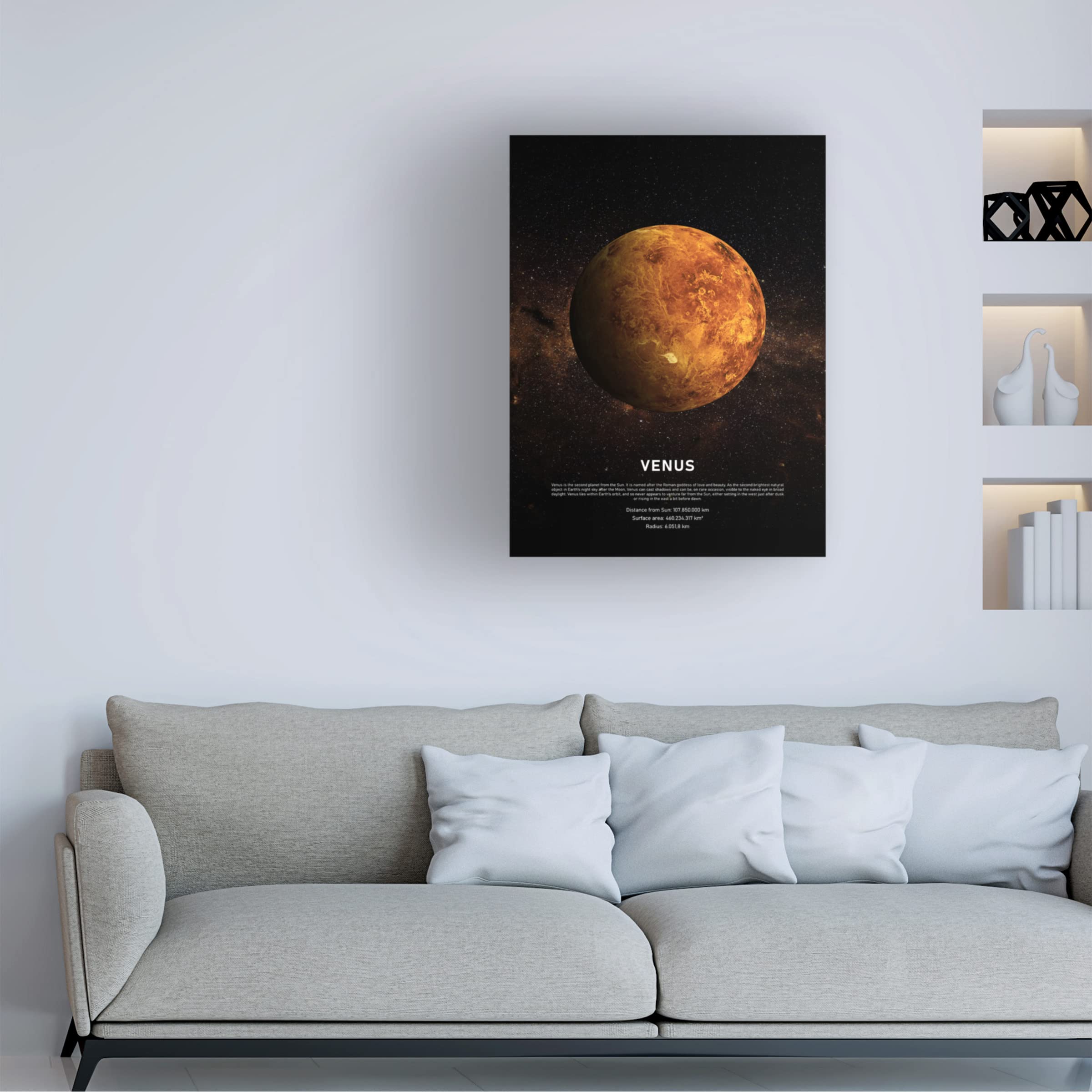 Trademark Fine Art 'Venus' Canvas Wall Art by Design Fabrikken - Perfect for Living Room, Bedroom & Office Decor