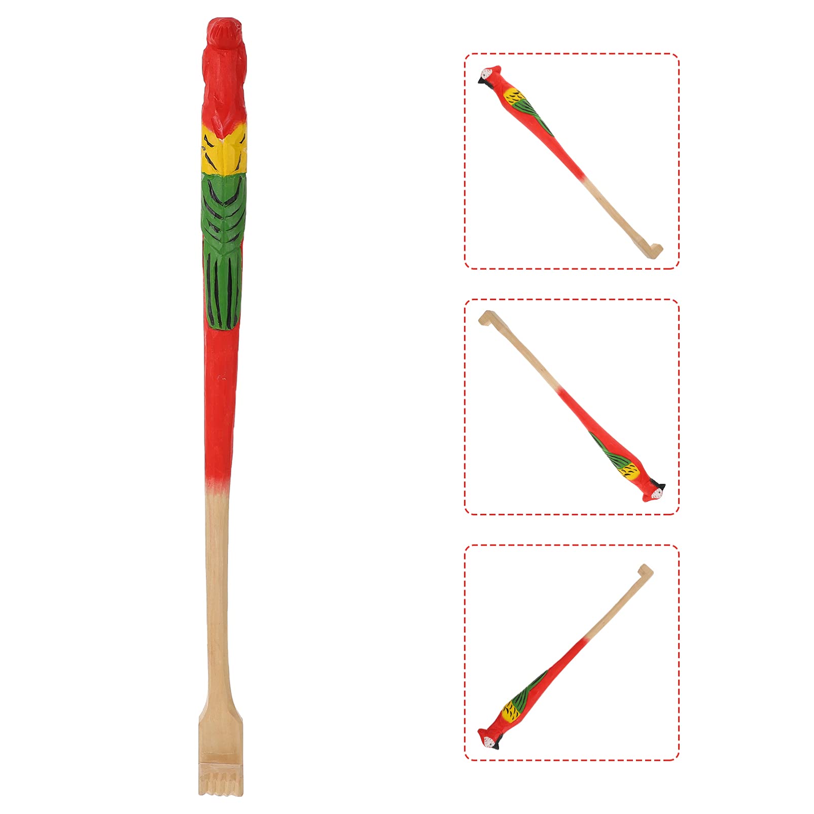 Handcrafted Wooden Back Scratcher with Animal Design - Natural Itch Relief & Relaxation Tool for Men & Women - Perfect for Home, Office, and Travel Use