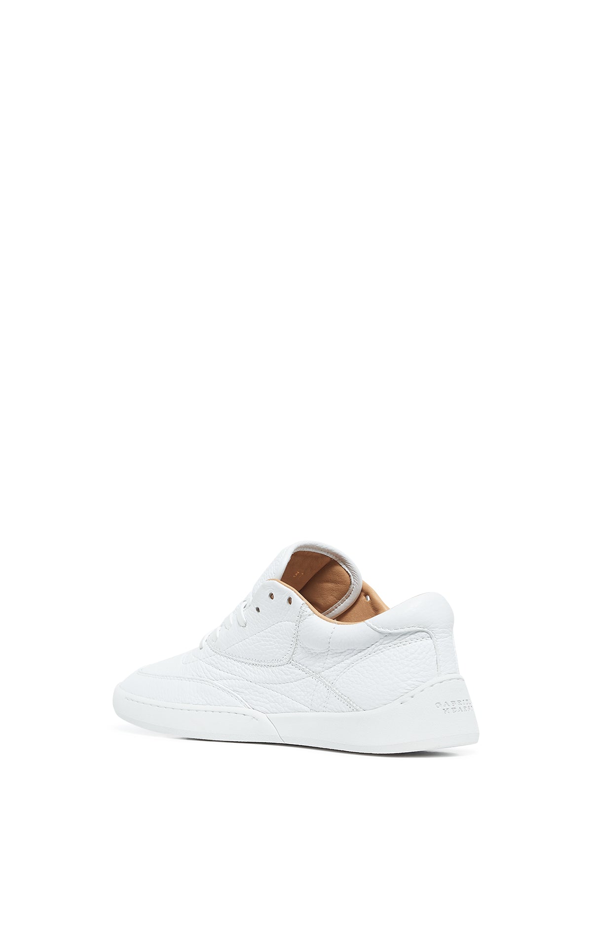 Men's White Textured Leather Slip-On Sneakers - Ohio Style Comfort for Casual Wear & Everyday Outfits
