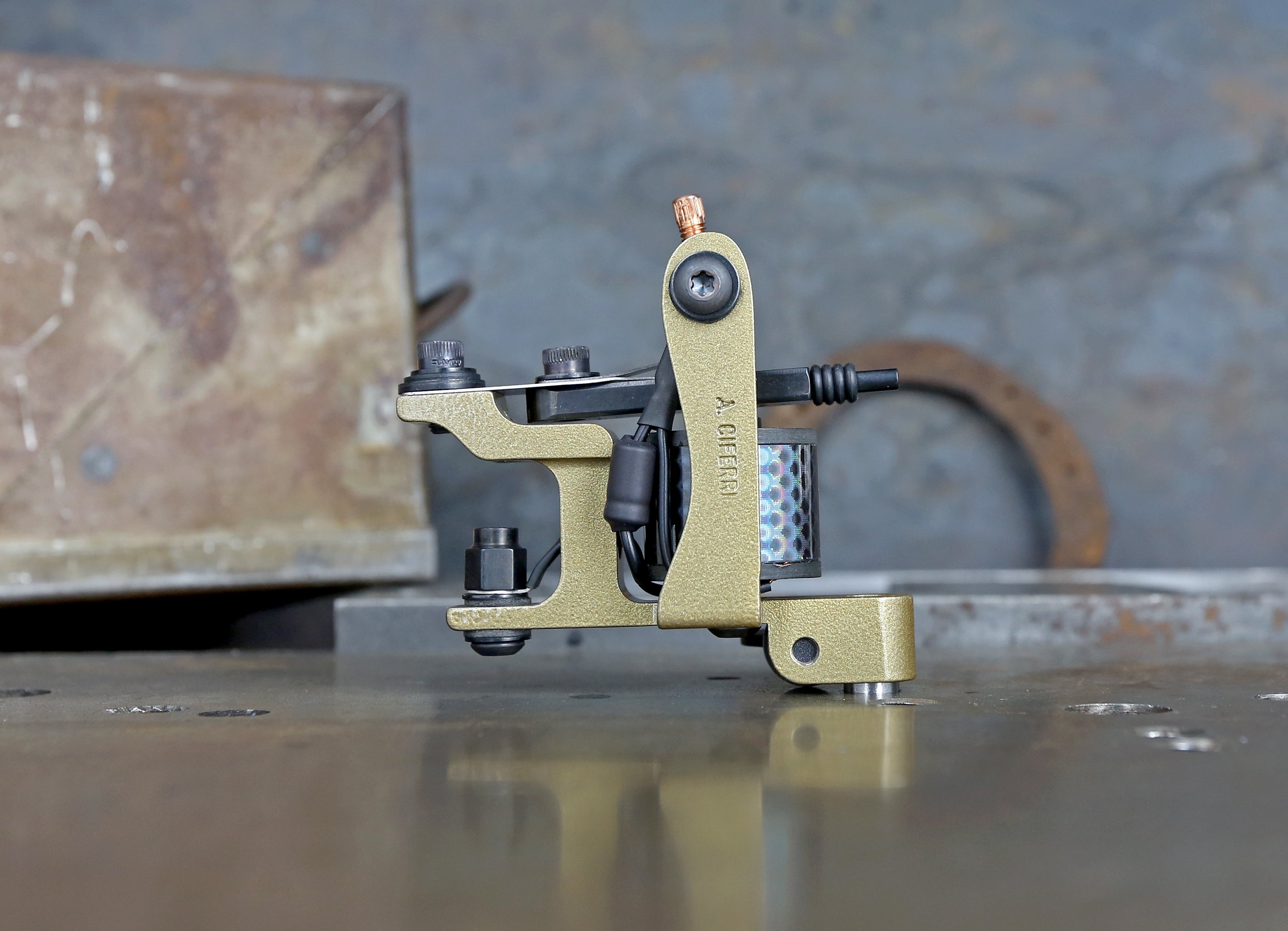 Adam Ciferri V3 Ghost Dog Liner - Gold & Black Limited Edition | Premium Dog Collar for Training & Outdoor Adventures