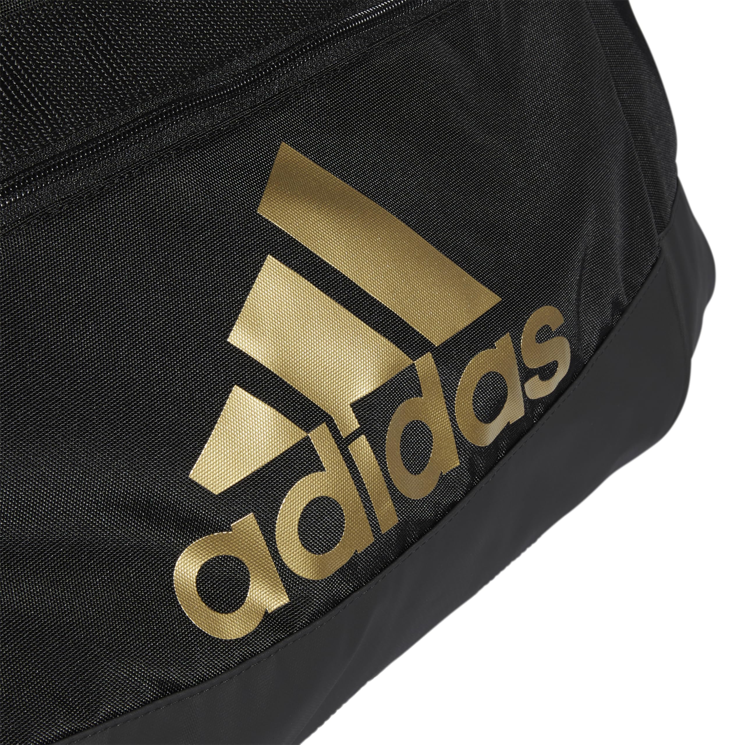 Adidas Unisex Defender 4.0 Gym Duffel Bag - Small 38L Black/Gold Metallic - Perfect for Workout, Travel & Sports Gear Storage