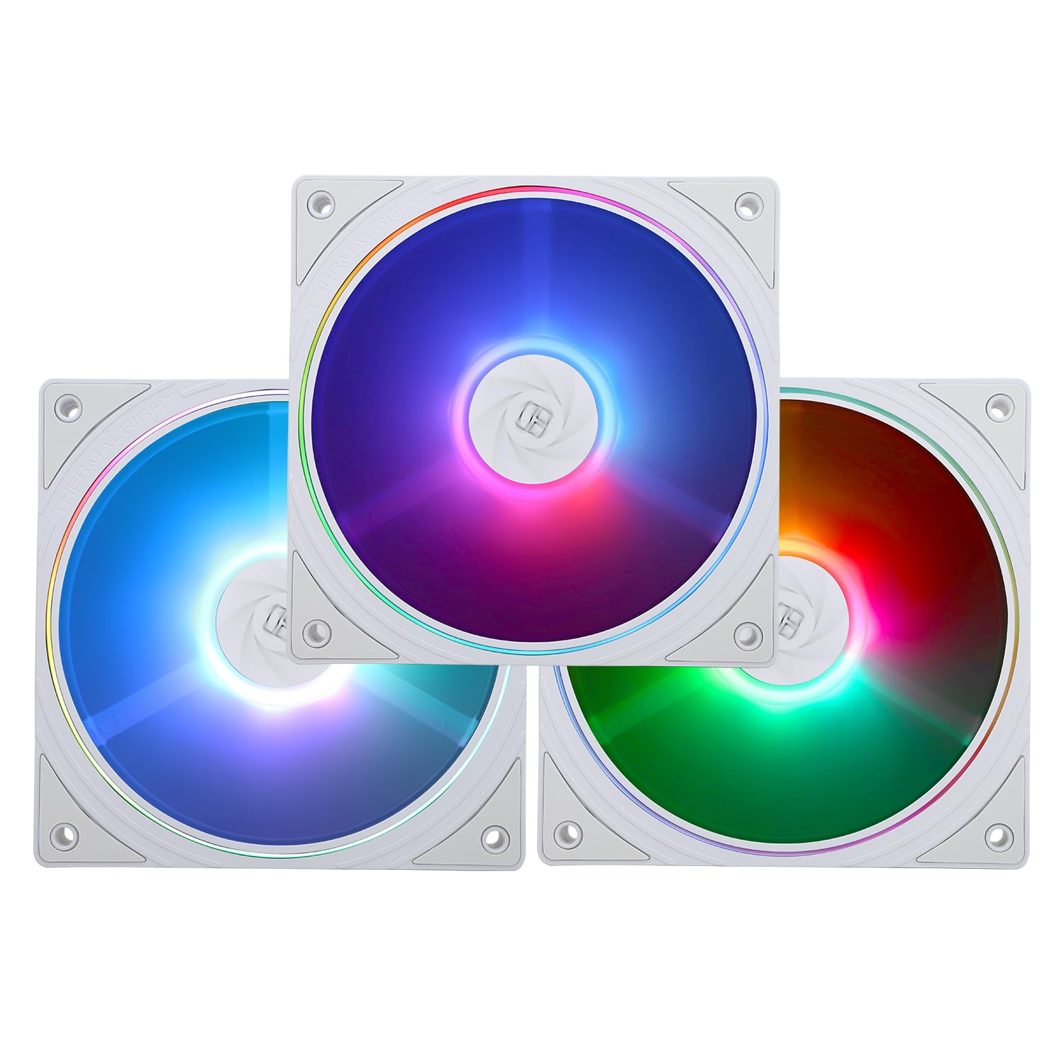 Thermalright TL-S12W-S X3 120mm PWM Silent ARGB CPU Case Fan - 3 Pack, Ultra Quiet Under 23.2dB(A), Perfect for PC Gaming, Workstation Cooling & Liquid/Air CPU Coolers