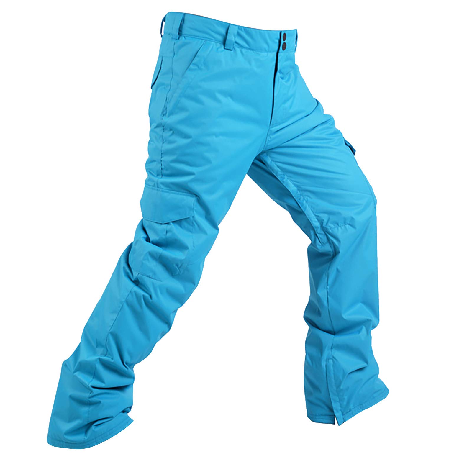 NCWSO Women's Double Layer Windproof Ski Pants - Thermal Insulated Snowboard Pants for Winter Sports & Outdoor Activities
