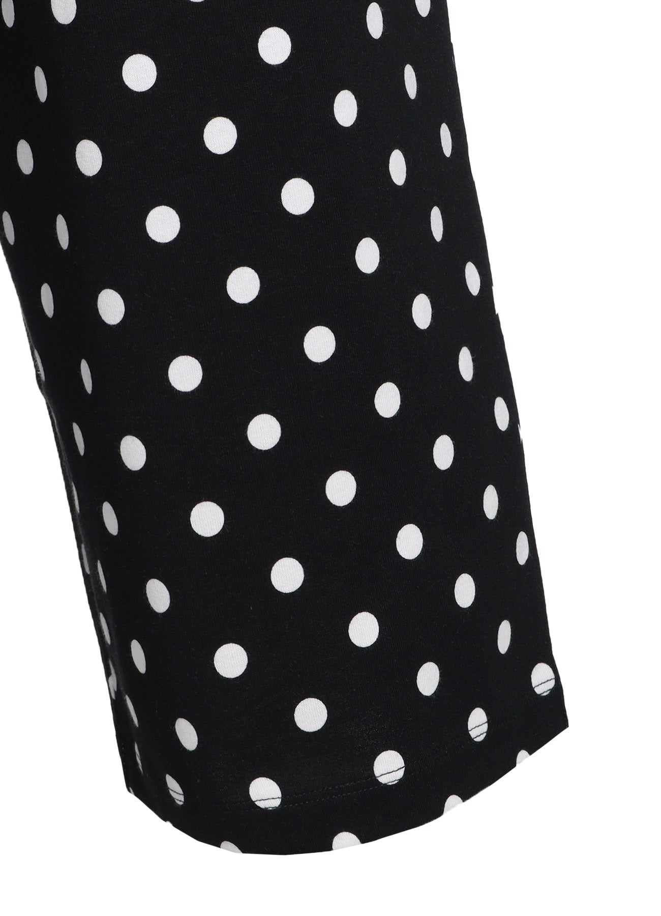Soft Cotton Jersey Dot Print Pants for Women - Comfortable Casual Lounge Pants for Home, Yoga & Travel