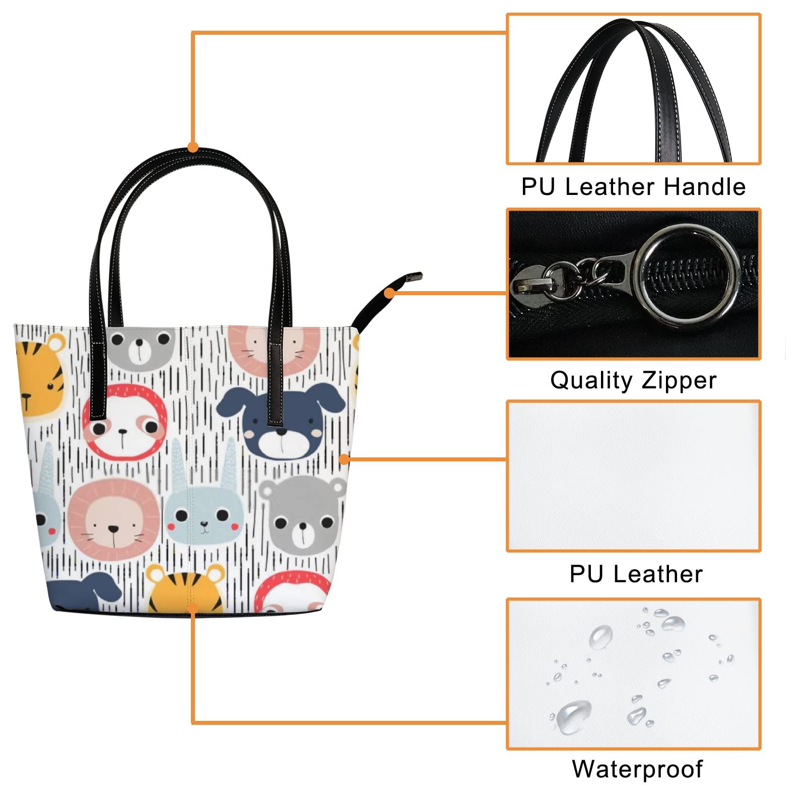 Premium Genuine Leather Tote Bag for Women - Stylish Crossbody Handbag with Adjustable Strap, Spacious Work Tote for Office, Travel & Daily Use