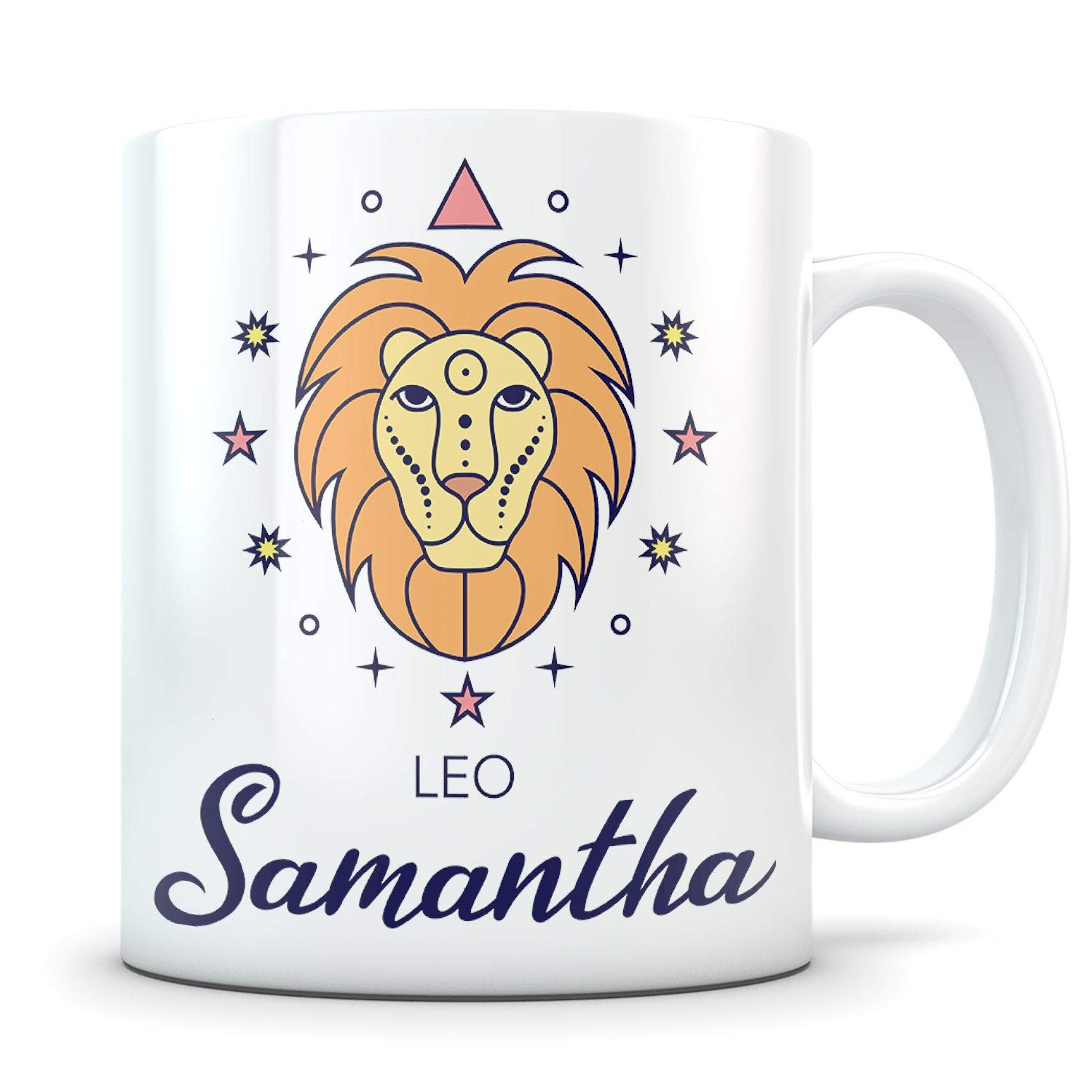 Leo Zodiac Sign Coffee Mug - Unique Leo Gifts for Women & Men - August Birthday Present - Perfect for Tea, Coffee & Office Use