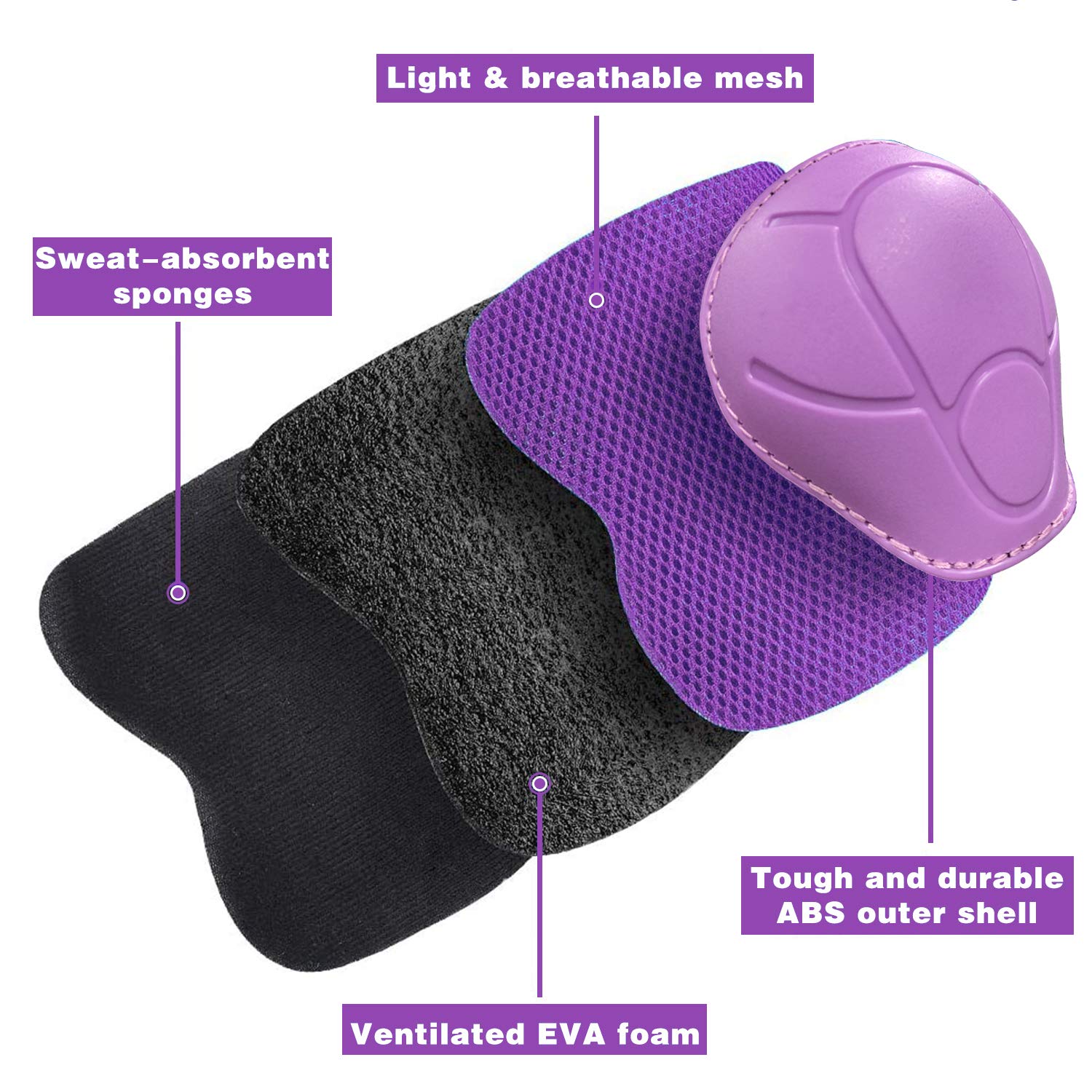 **CKE Kids Knee Pads & Elbow Pads Protective Gear Set with Wrist Guards - 3-in-1 Safety Pads for Toddlers, Boys & Girls - Ideal for Skating, Cycling, Biking & Rollerblading**