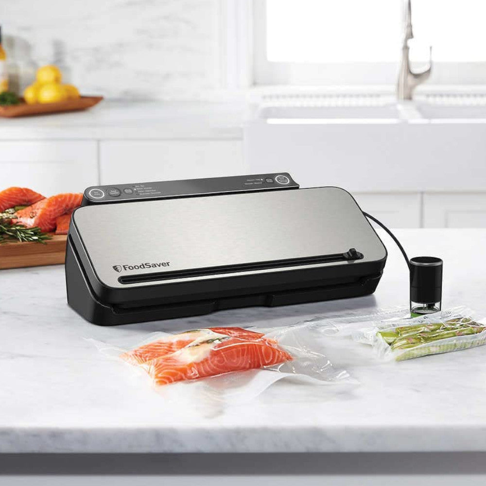 FOODSAVER VS1397 Multi-Use Vacuum Sealer System for Food Preservation | Certified Refurbished with Home Essentials Warranty | Perfect for Meal Prep, Sous Vide & Long-Term Food Storage