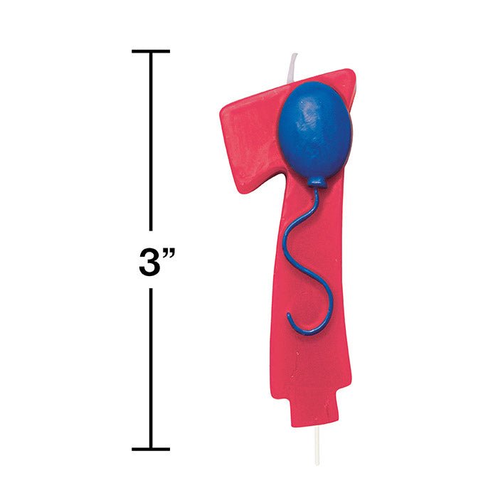 #7 Balloon Candle - Elegant Birthday Party Decorations for Weddings, Baby Showers & Special Events