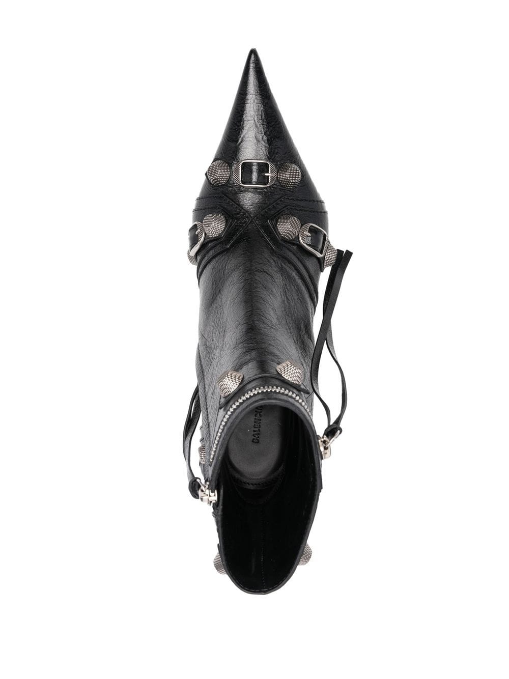 Balenciaga Black Leather Combat Boots for Women - Stylish & Comfortable Ankle Boots for Casual Wear, Night Out & Street Fashion