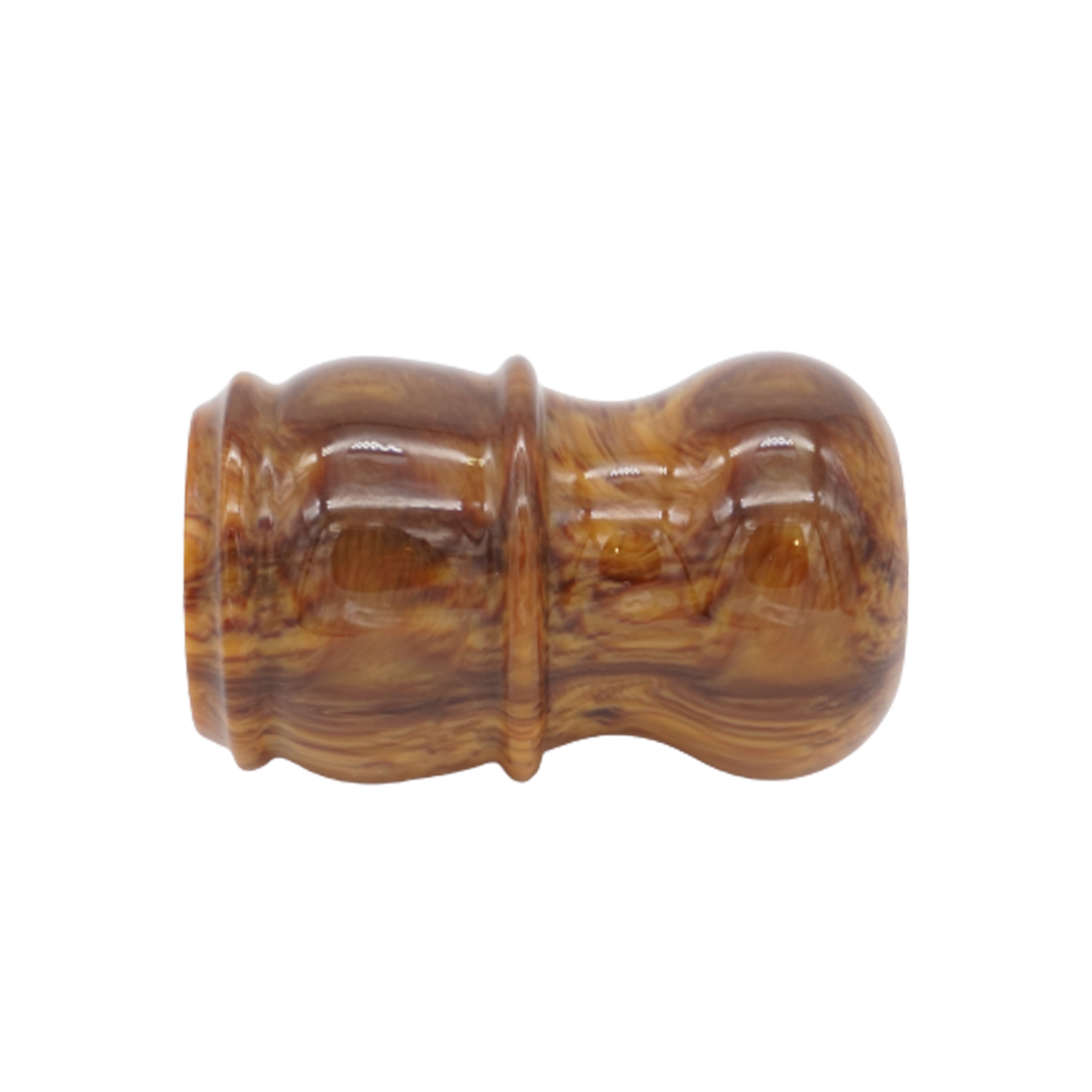 Premium Briar Wood Handcrafted Shaving Brush Handle - Fits 24mm & 26mm Knots - Perfect for Wet Shaving & Grooming Gifts for Men