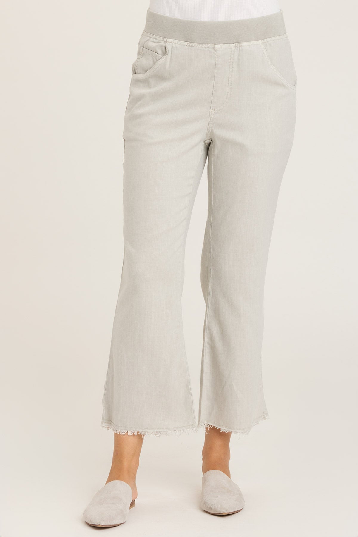 Lorilei Women's Whitecap Pigment Pants - High Waisted Stretch Comfort for Work, Office & Casual Wear