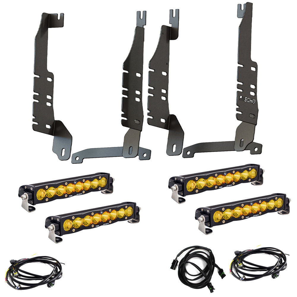 2019-2025 Ram 1500 SDHQ Custom Grille LED Light Bar Mount Kit - DIY Off-Road Lighting Upgrade for Trucks | Perfect for Night Driving, Camping & Off-Road Adventures