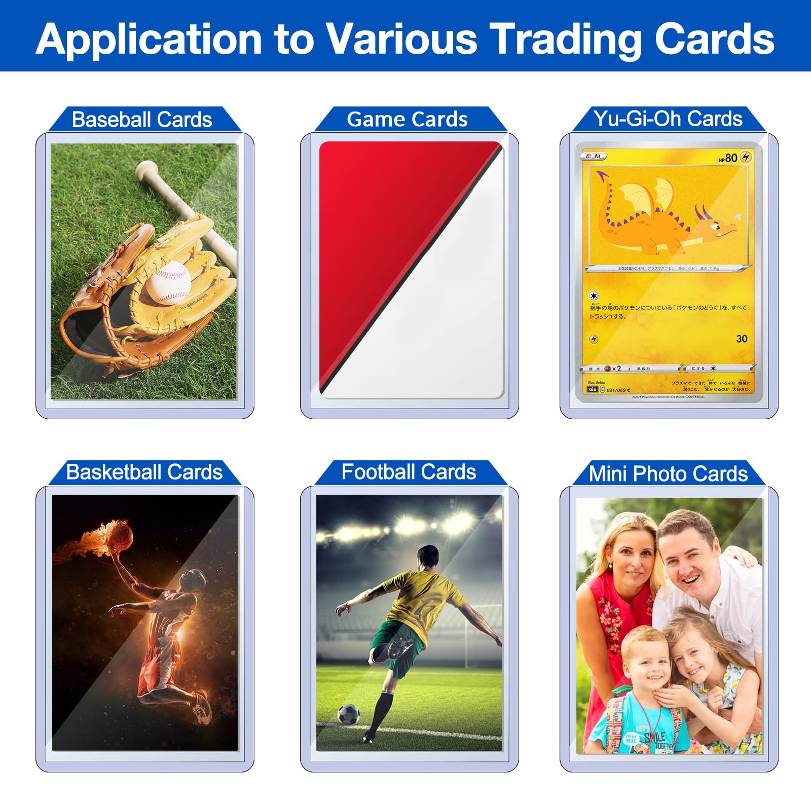 Sooez 35PT Topload Card Holder - 32 Count 3