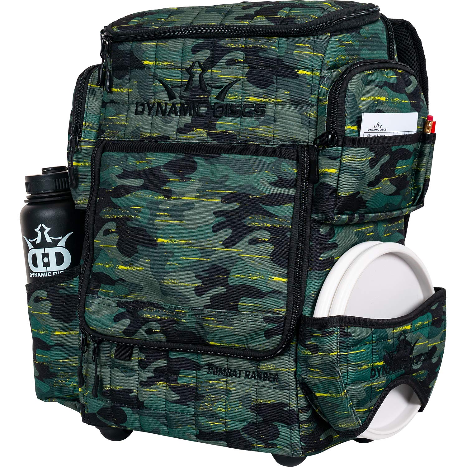 Dynamic Discs Combat Ranger Disc Golf Backpack - Large Capacity Disc Golf Bag with Putter Pouch | Holds 20+ Discs | Premium Disc Golf Accessories for Men & Women | Durable Frisbee Golf Backpack for Tournaments & Practice | Perfect for Professional Players & Beginners