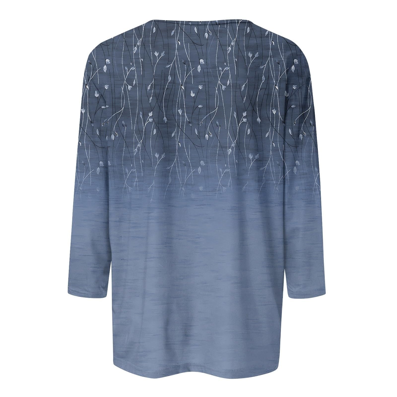 2024 Women's 3/4 Sleeve Summer Tops - Elegant & Casual Blouses for Work, Date & Vacation | Brand Name Fashion Collection