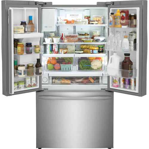 Frigidaire 36-Inch French Door Refrigerator with 27.8 cu. ft. Capacity, Ice & Water Dispenser - FRFS2823AS [Open Box] - Perfect for Modern Kitchens & Large Family Homes