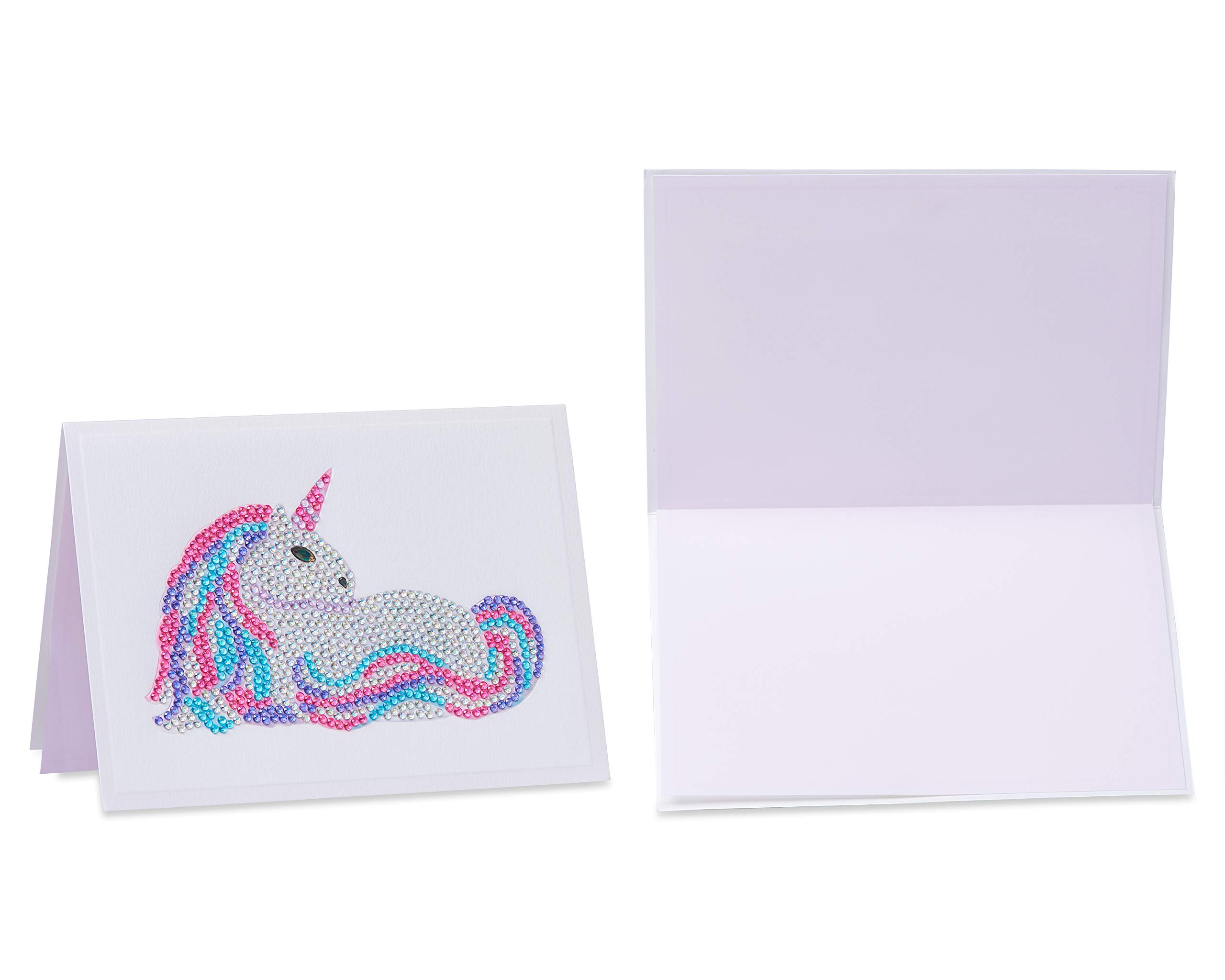 Papyrus Birthday Card Assortment - 4 Rainbow Unicorn Greeting Cards for Women & Girls | Perfect for Birthdays, Party Invitations & Special Occasions