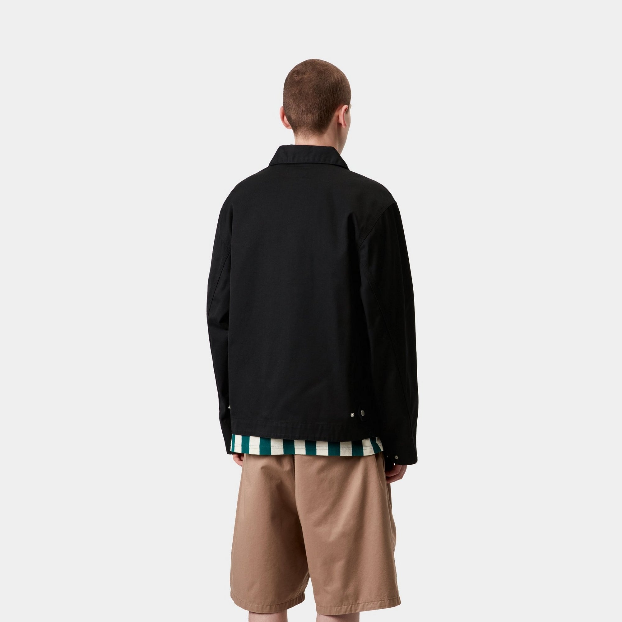Module Script Jacket - Stylish Black & White Windbreaker for Men & Women | Perfect for Outdoor Activities, Travel & Casual Wear