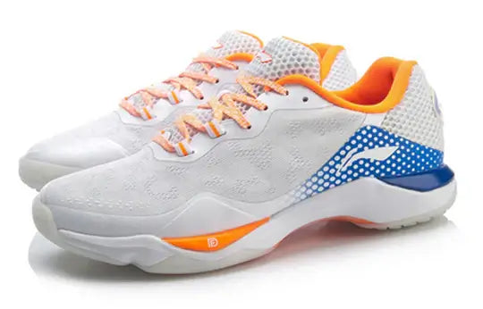 Li Ning Dagger 2.0 Men's Basketball Shoes - Orange & White Colorway AYAP004-3 | High-Performance Court Sneakers for Indoor & Outdoor Games