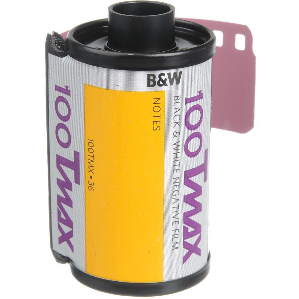 Kodak T-Max 100 Professional Black & White 35mm Film - 36 Exposures, ISO 100, Fine Grain (8532848) - Perfect for Street Photography, Portraits & Low Light Shooting