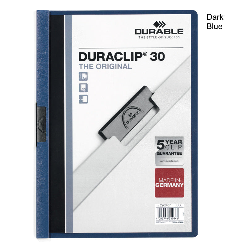 DuraClip Heavy Duty Report Covers - Pack of 25 | Premium Document Protection for Office, School & Business Presentations | Letter Size 8.5