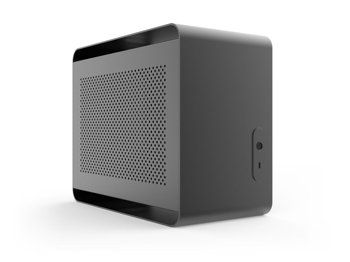 Streacom DA2 V2 Mini-ITX PC Case - Compact Aluminum Chassis for Gaming & Workstation Builds | Perfect for Small Spaces & Home Office Setups