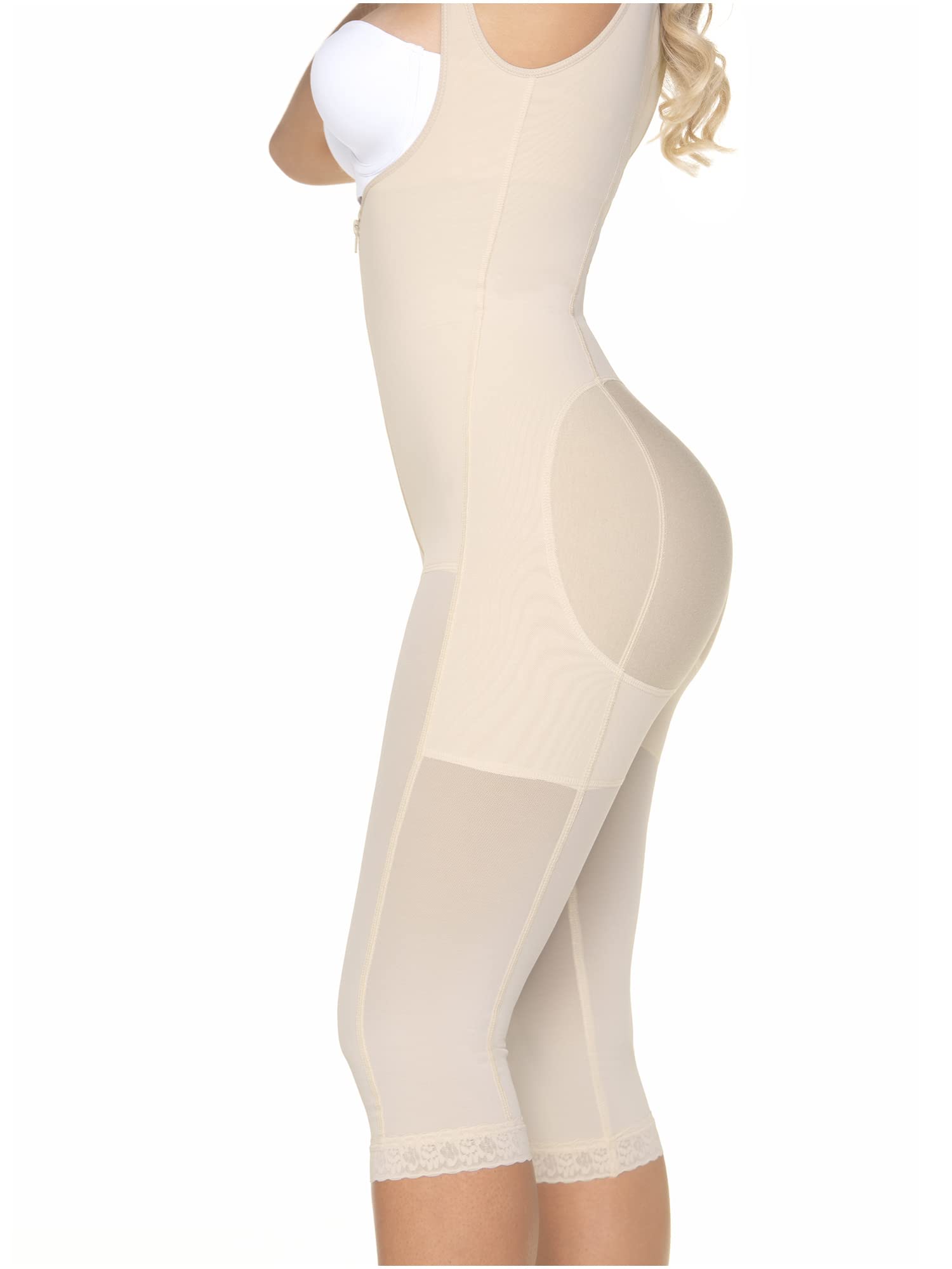 MARIAE FAJAS Tummy Control Shapewear Bodysuit - Colombian Open Bust Body Shaper for Women | Waist Trainer & Postpartum Recovery | Perfect for Everyday Wear, Special Occasions & Workouts