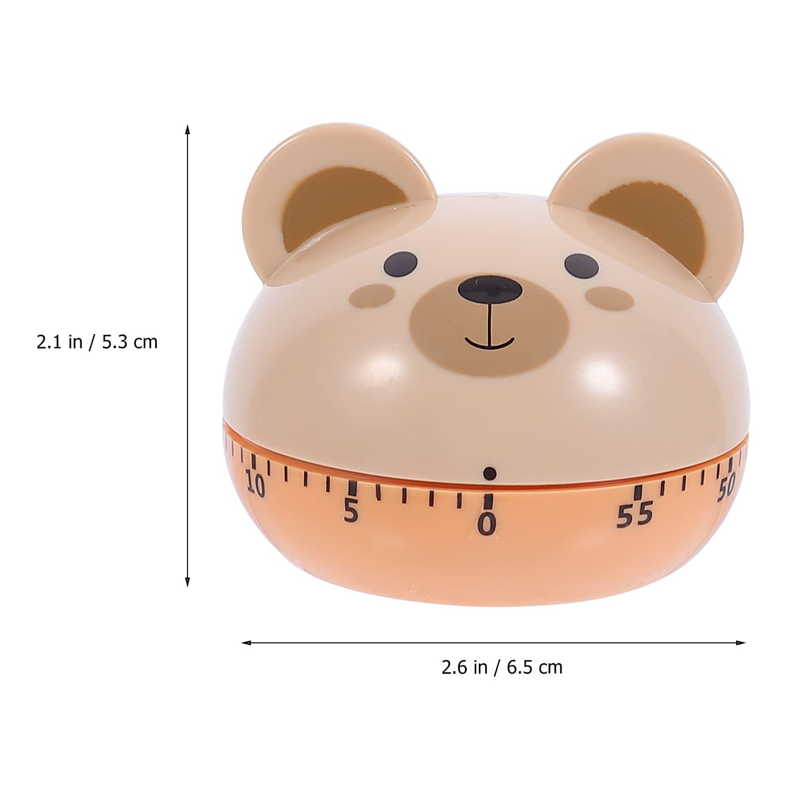 1pc Cartoon Kitchen Timer - Mechanical Countdown Timer for Baking, Cooking, Study & Learning | Practical Time Reminder for Home, School & Office Use
