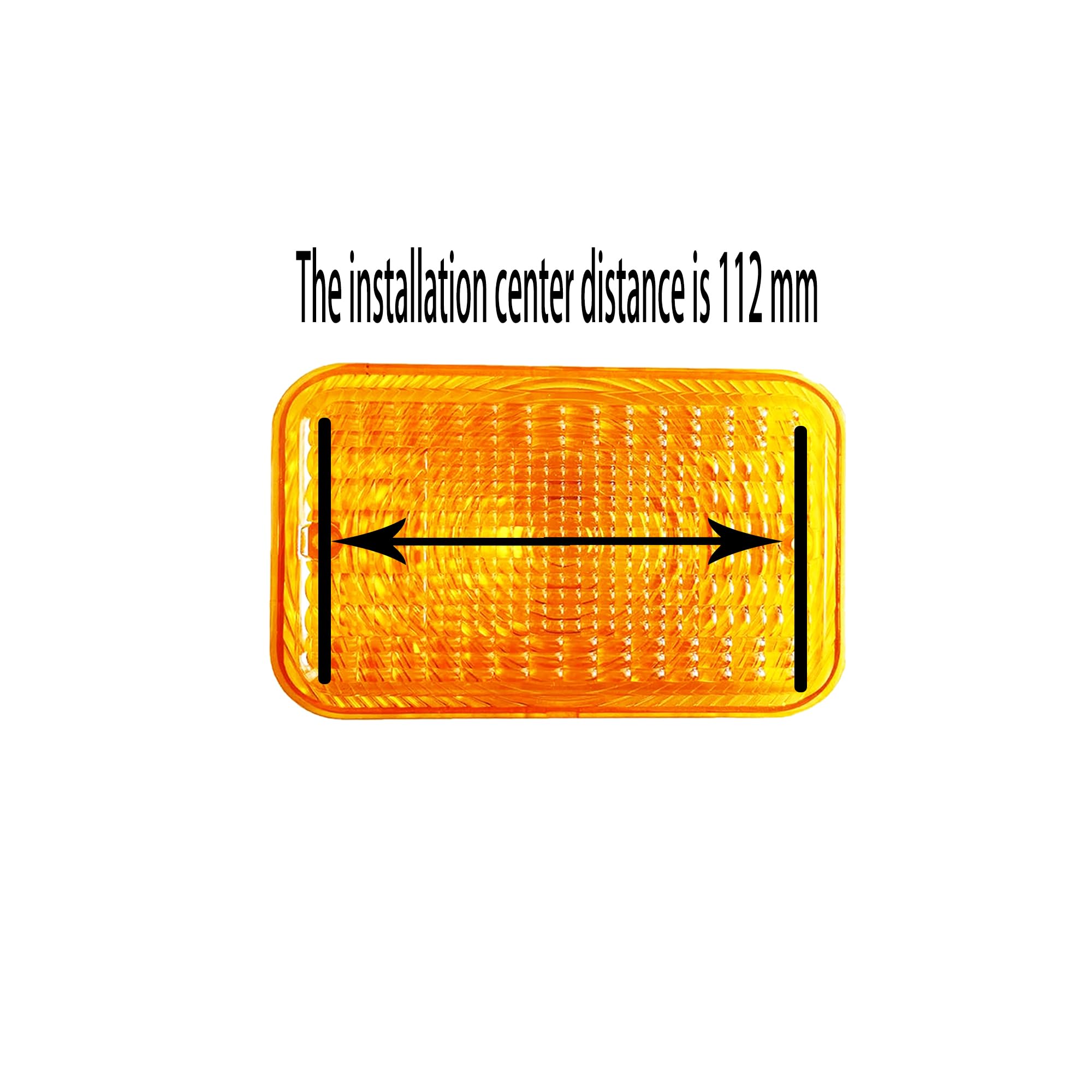 John Deere Tractor Taillight Lens Replacement - Amber LVU18745 Compatible with 1023E 1025R 1026R 2027R 2032R 3120 3203 3320 4105 4520 4600 5415 5425 Models (2-Pack) - Perfect for Farm Equipment Maintenance & Tractor Lighting Upgrades