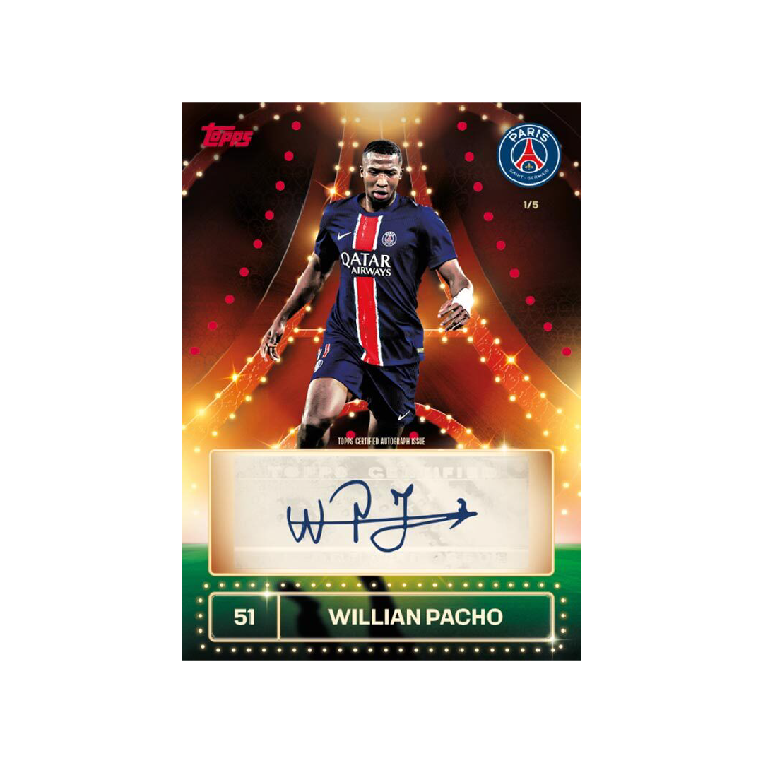 Topps Paris Saint Germain 2024/25 Team Set Soccer Trading Cards - Official PSG Player Collection for Collectors & Fans