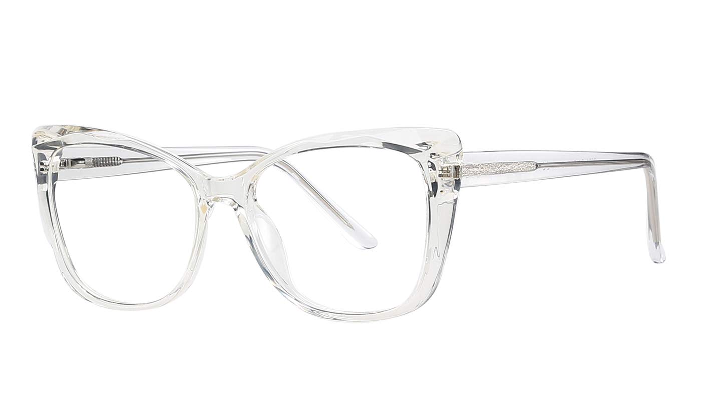 SOOLALA Blue Light Blocking Glasses for Women - TR90 Computer Reading Glasses with Butterfly Frame - Anti Eye Strain for Digital Screen Use - Perfect for Office, Gaming & Nighttime Reading