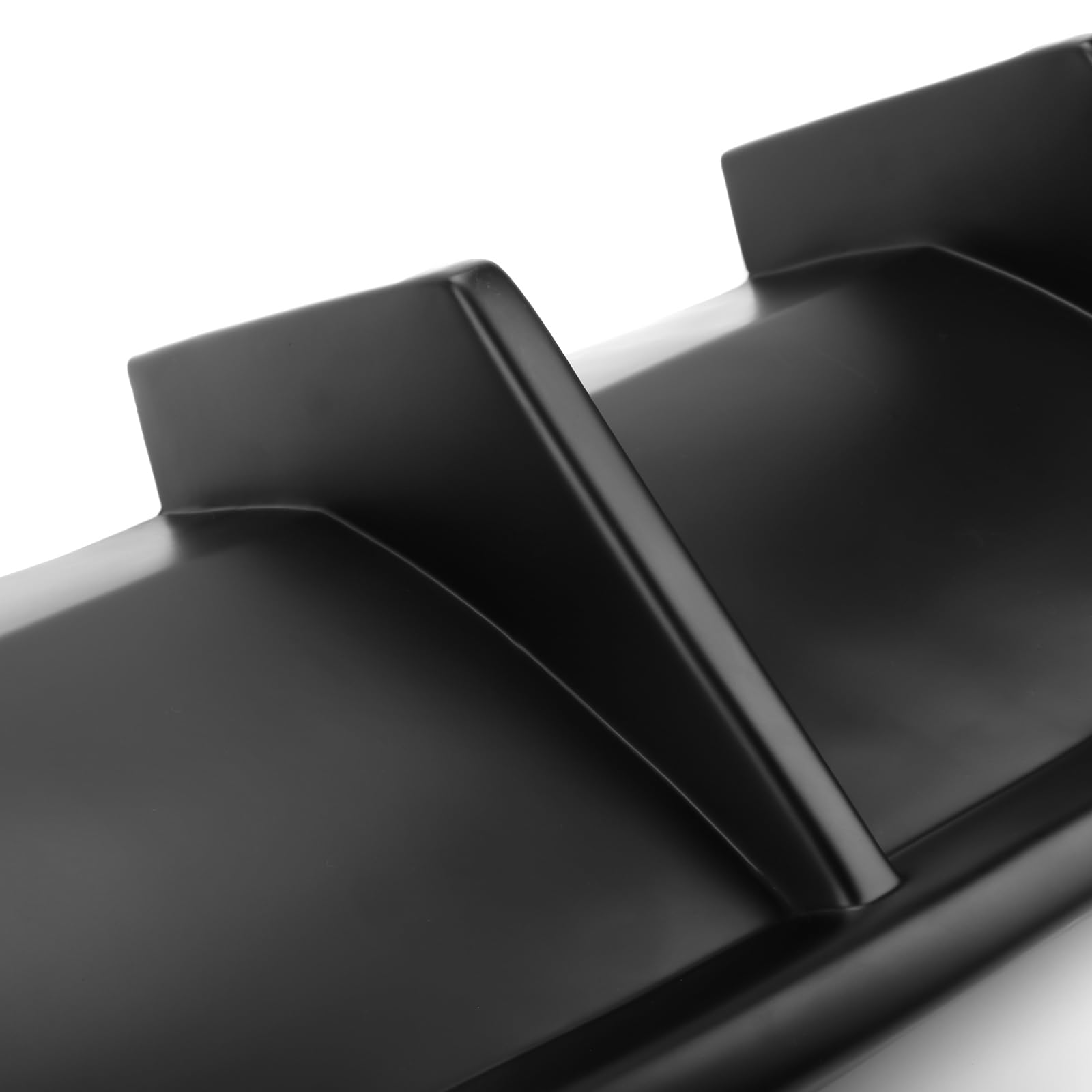 IKON MOTORSPORTS Rear Bumper Diffuser for 2012-2014 Dodge Charger SRT8 | V2 Style PP Splitter Spoiler Valance Chin Diffuser Body Kit | Enhances Aerodynamics & Sporty Look for Street Racing & Car Shows