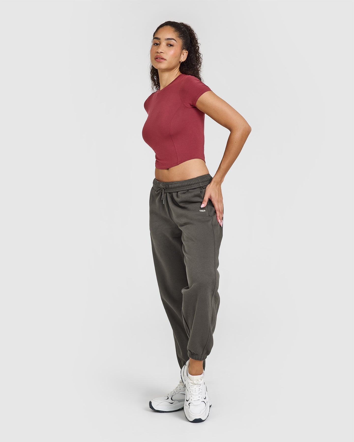 Mellow™ Soft Mid Short Sleeve T-Shirt for Women - Comfortable Cotton Tee in Burnt Cherry | Perfect for Casual Wear, Summer Outfits & Everyday Comfort