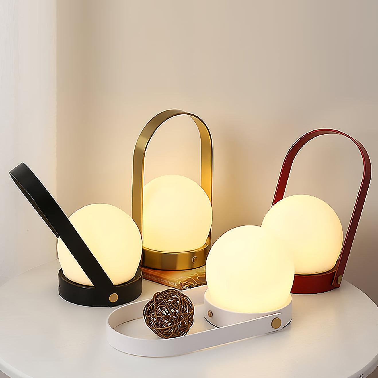 Carrie Rechargeable LED Table Lamp with Built-in Battery - Perfect for Bedroom, Living Room, and Office Lighting