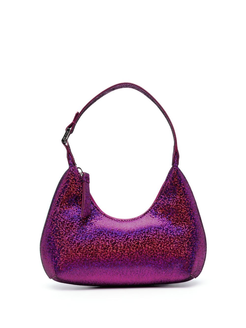 BY FAR PRE Bags for Women - Fuchsia Crossbody Bag, Luxury Vegan Leather Handbag for Everyday Use, Work, and Travel