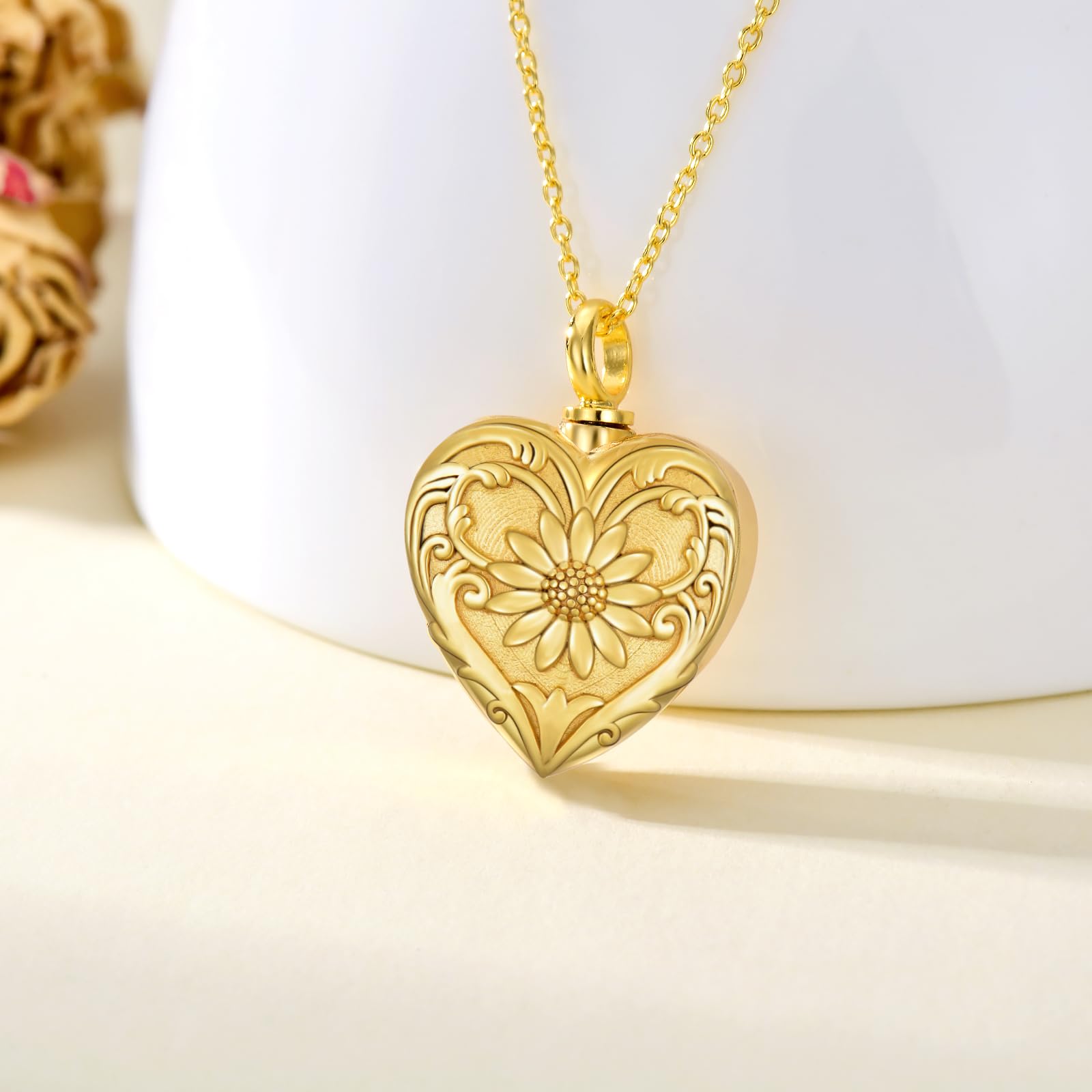 SOULMEET Sterling Silver Cremation Jewelry for Ashes - Memorial Urn Necklace for Women & Men - Keepsake Pendant to Hold Loved One's Ashes | Perfect for Remembrance, Funeral, Anniversary & Everyday Wear