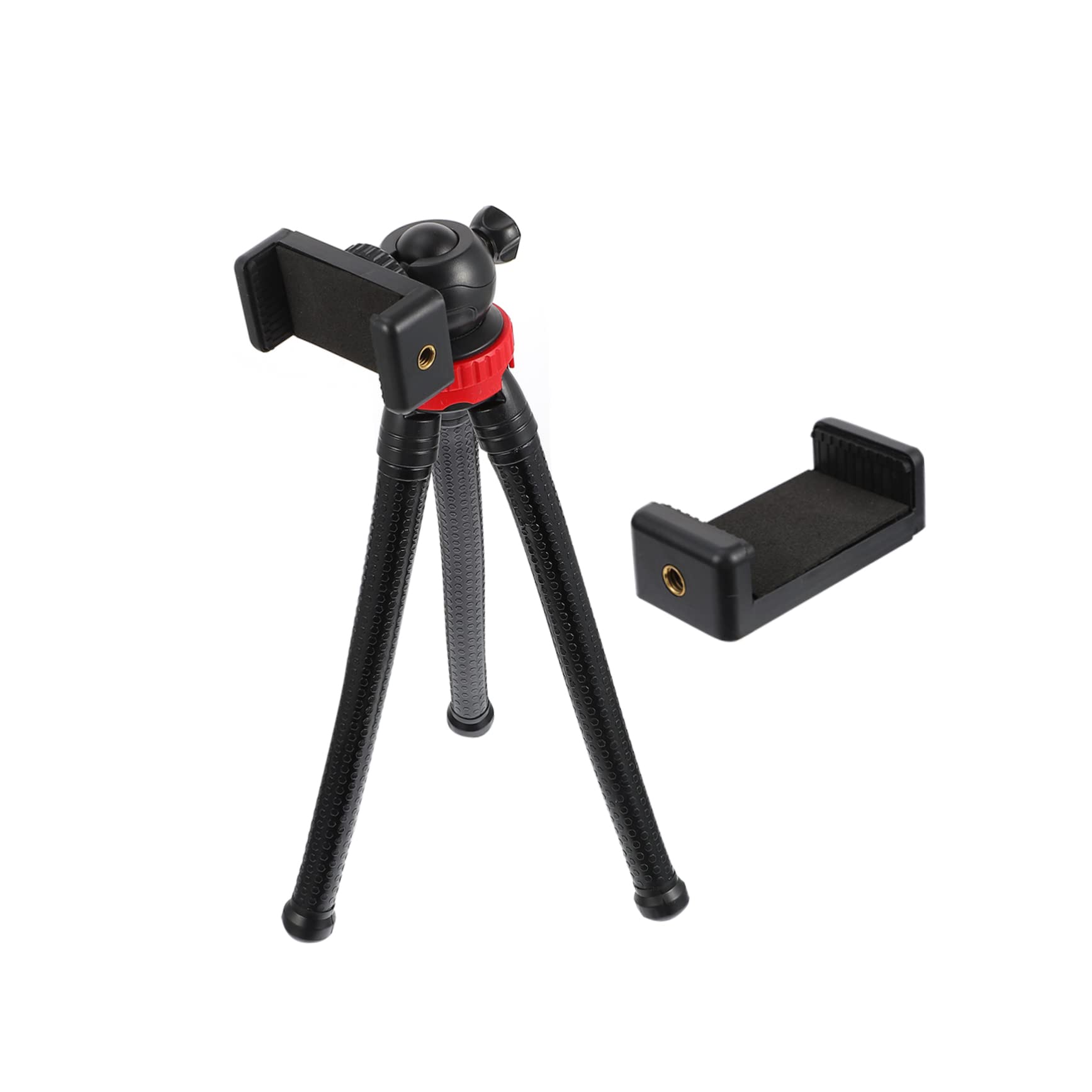 Homoyoyo 3-Pack Flexible Octopus Tripod Stand for Phone & Camera - Mini Desktop Tripod with High Elastic Glue Screw for Selfie, Vlogging, DSLR & Smartphone - Perfect for Travel, YouTube, Live Streaming & Photography