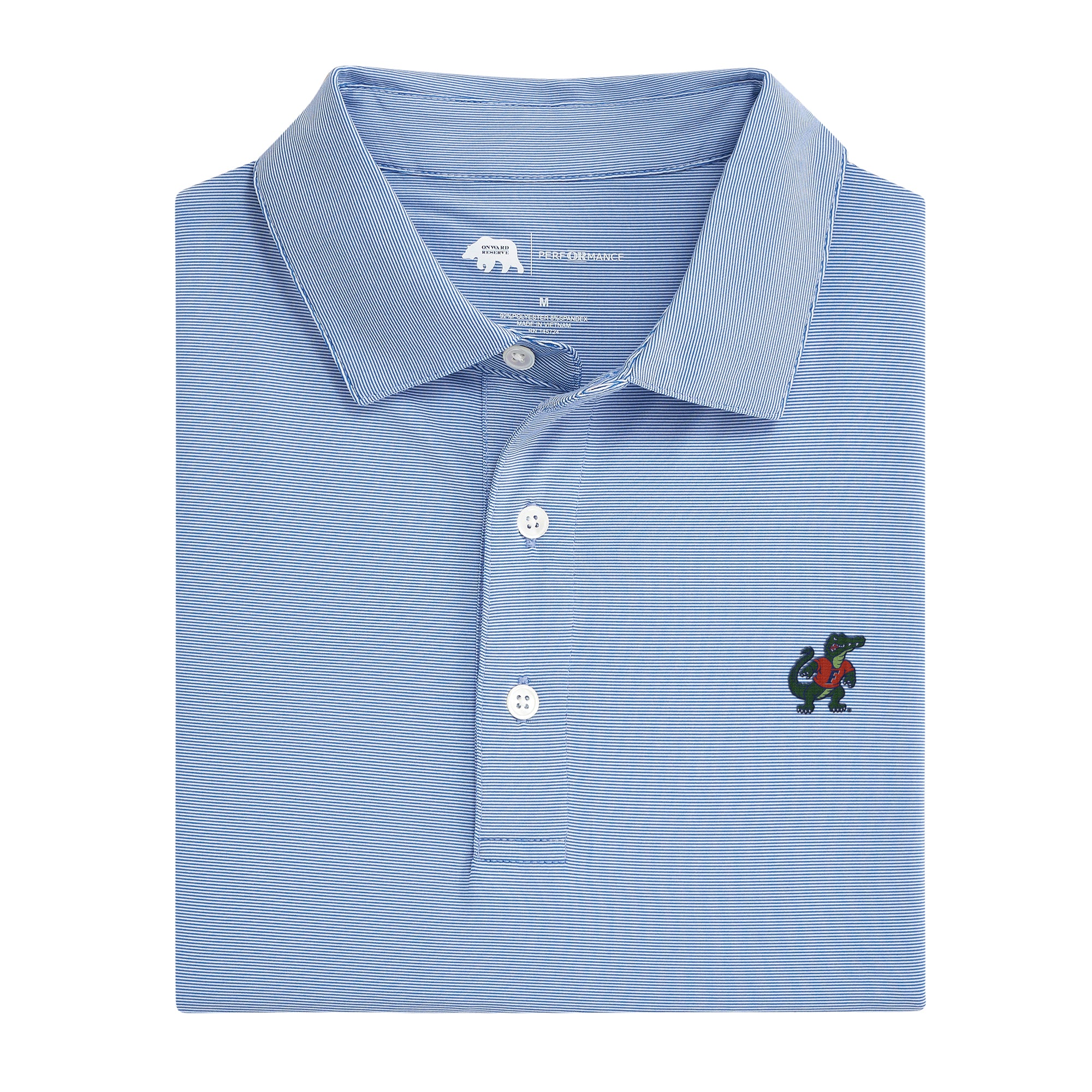 Performance Polo Shirt with Hairline Stripe for Men - Moisture-Wicking Golf & Tennis Shirt - Breathable Athletic Top for Workouts, Casual Wear & Outdoor Activities