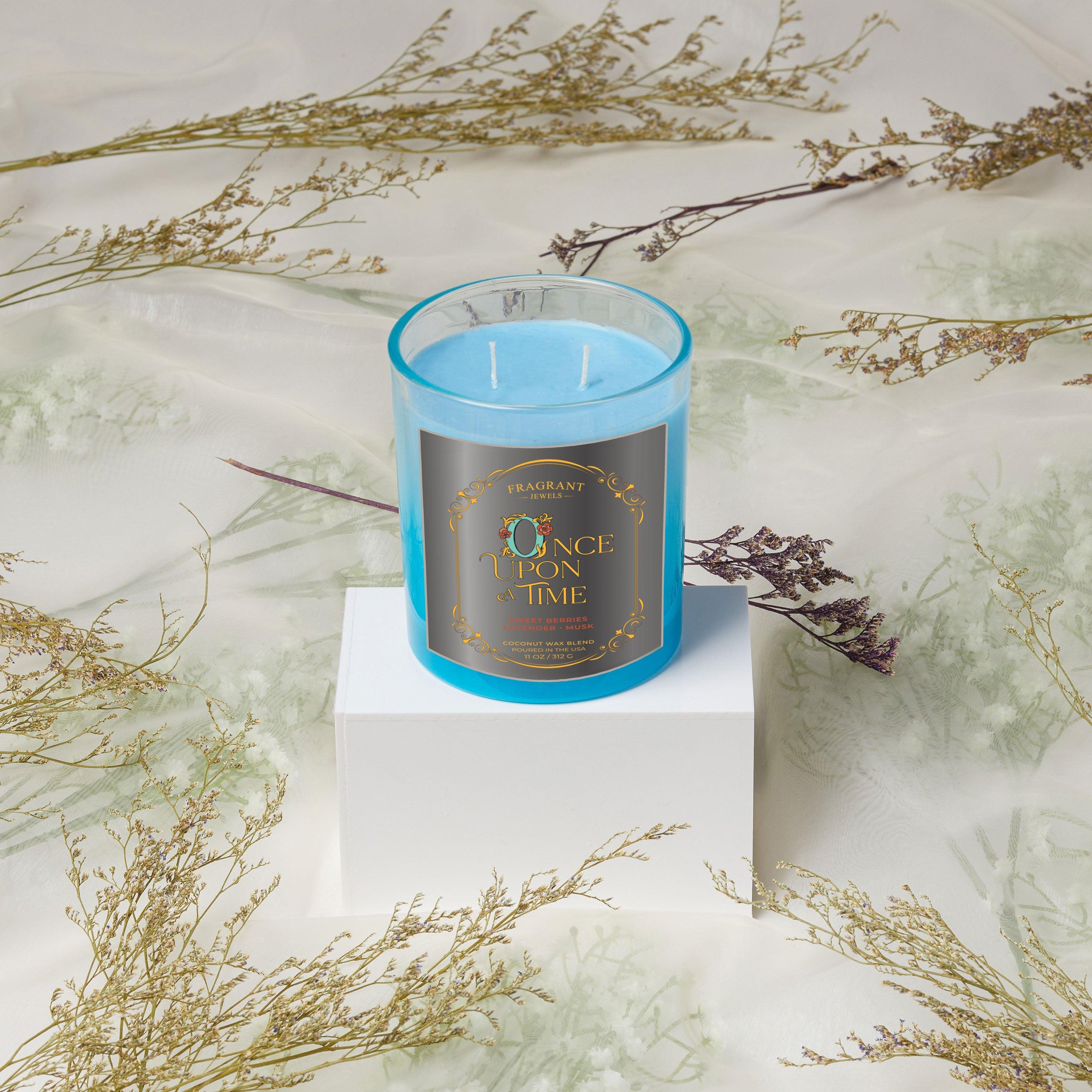 Once Upon a Time Jewel Candle - Handmade Scented Soy Wax Candle with Hidden Ring Inside, Perfect for Romantic Gifts, Birthday Surprises & Home Decor