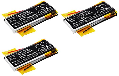 Cardo Scala Rider Q2 Wireless Headset Battery Combo Pack - 3 x SDHP-P1476 Replacement Batteries for Motorcycle Bluetooth Communication Systems | Perfect for Long Rides, Group Tours & Adventure Motorcycling