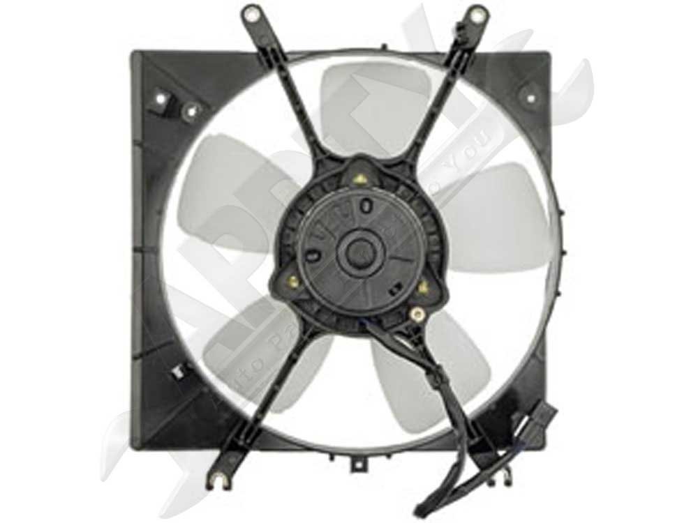 APDTY 731425 Left Side Radiator Cooling Fan Assembly - Replacement for Car & Truck Cooling System - Perfect for Overheating Prevention & Engine Temperature Control