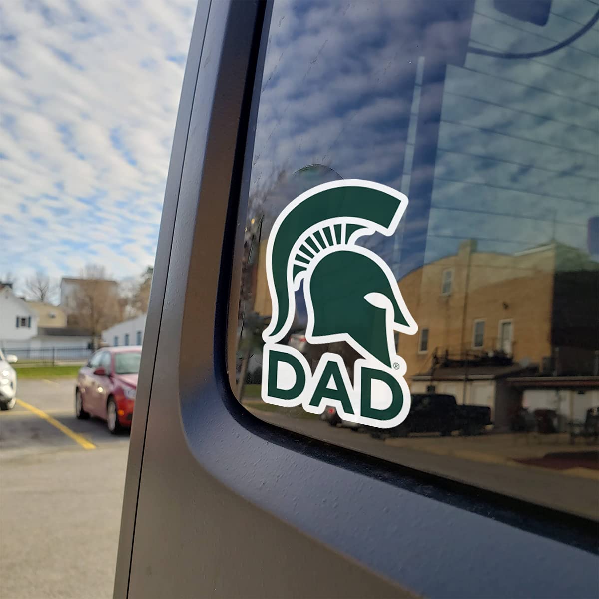 Michigan State University Spartan Helmet Sticker - Durable Weatherproof Vinyl Decal for Cars, Windows, Laptops & Water Bottles - Perfect for MSU Fans, Alumni & College Spirit (Game Day, Tailgating, School Pride)
