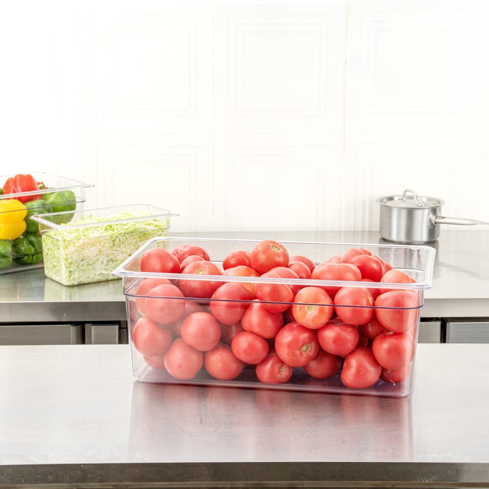 Restaurantware Met Lux 18-Inch Deep Proofing Box - Clear Plastic Food Grade Storage Container with Graduated Measurements, Dishwasher Safe (Lids Sold Separately) | Perfect for Bakeries, Restaurants & Meal Prep Storage