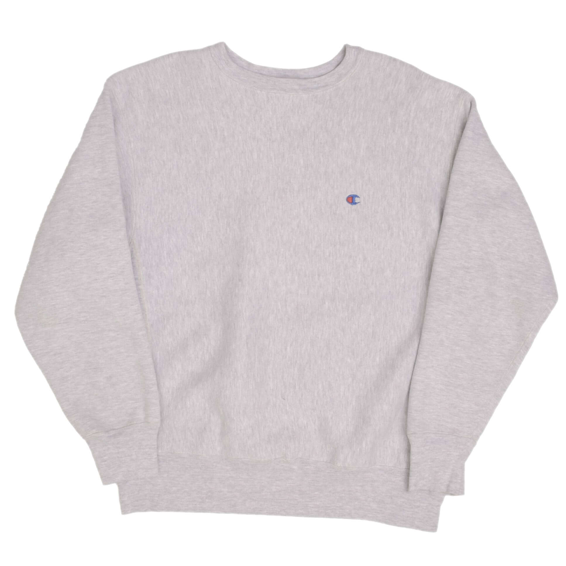 Vintage Champion Reverse Weave Grey Sweatshirt 1980s XL Made in USA - Retro Streetwear for Men & Women, Perfect for Casual Outfits and Gym Wear
